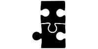 Black Puzzle Logo